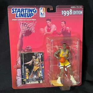1998 Starting Lineup KOBE BRYANT Los Angeles Lakers Figure + Exclusive card